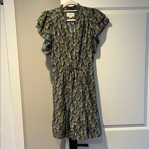 Trovata Floral Ruffle Mini Dress